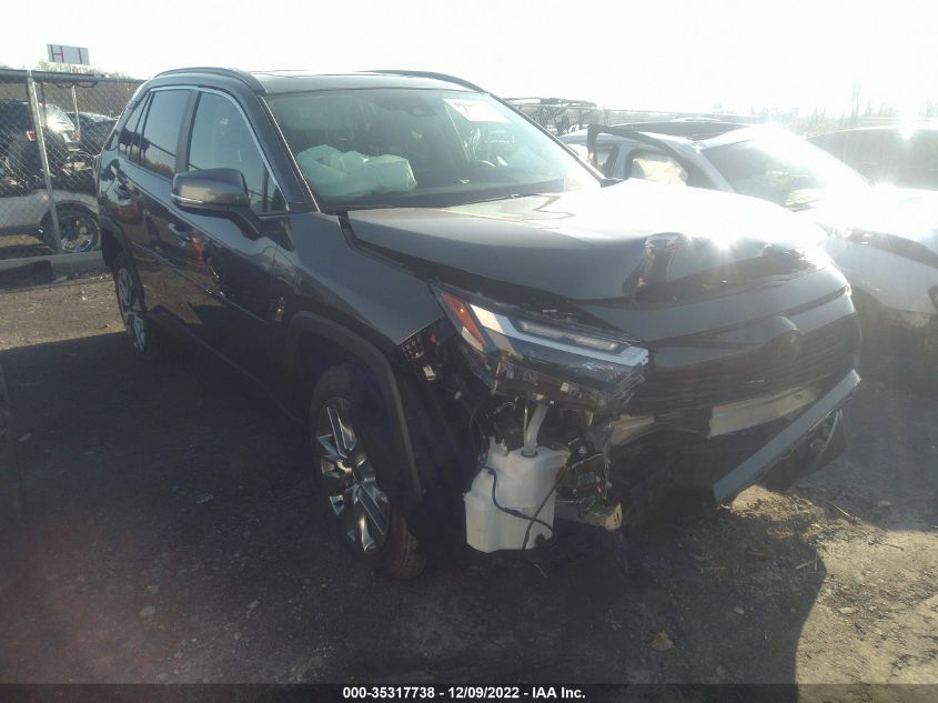 2022 TOYOTA RAV4 XLE PREMIUM VIN: 2T3A1RFV4NC288408