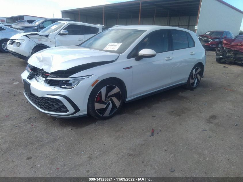 2022 VOLKSWAGEN GOLF GTI S VIN: WVWH87CD0NW177431