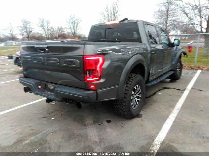 2020 FORD F-150 RAPTOR VIN: 1FTFW1RG4LFA44339
