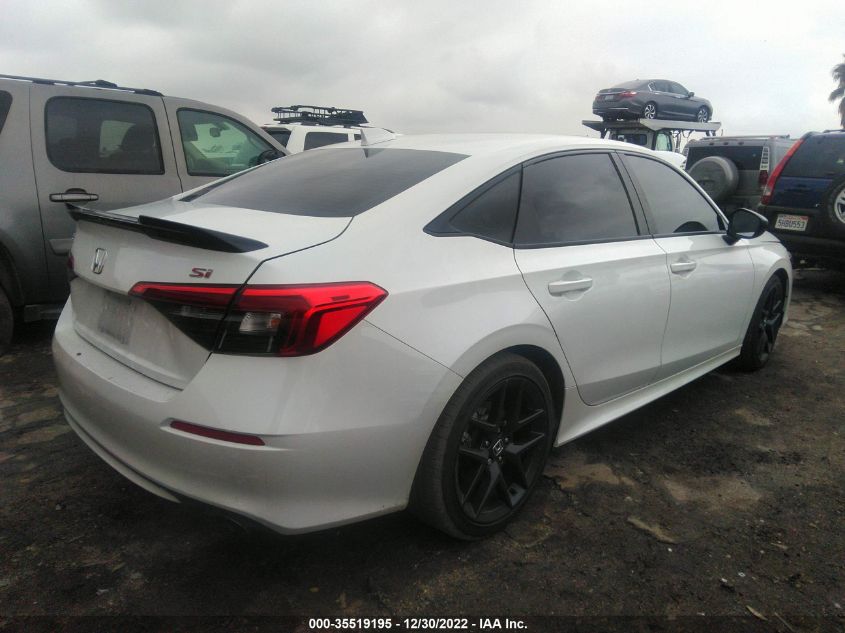 2022 HONDA CIVIC SI VIN: 2HGFE1E52NH470573