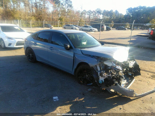 2022 HONDA CIVIC HATCHBACK SPORT VIN: 19XFL2H80NE001526