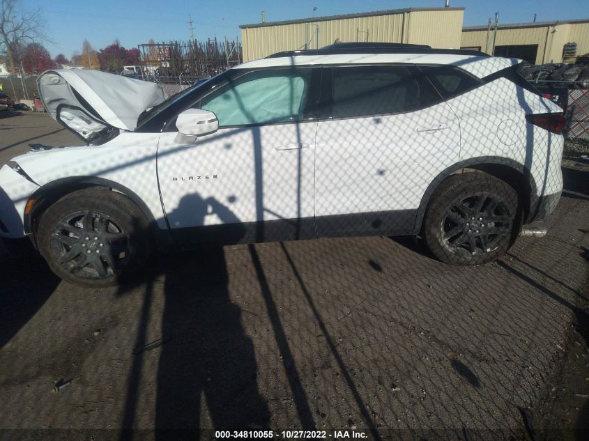 2022 CHEVROLET BLAZER LT VIN: 3GNKBHR49NS223653