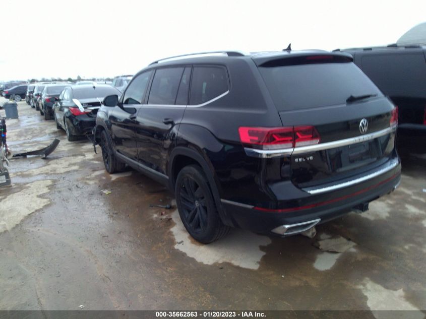 2021 VOLKSWAGEN ATLAS 3.6L V6 SEL VIN: 1V2ER2CA8MC579429