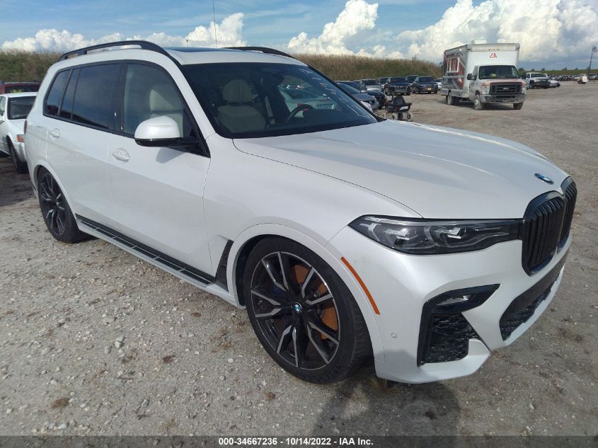 2021 BMW X7 XDRIVE40I VIN: 5UXCW2C07M9G24917