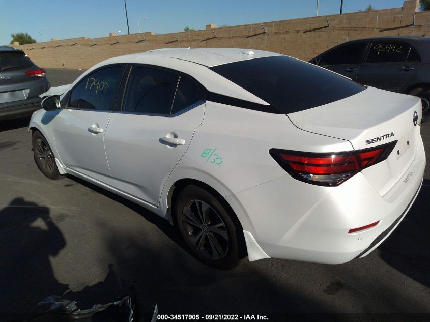 2022 NISSAN SENTRA SV VIN: 3N1AB8CV3NY238963