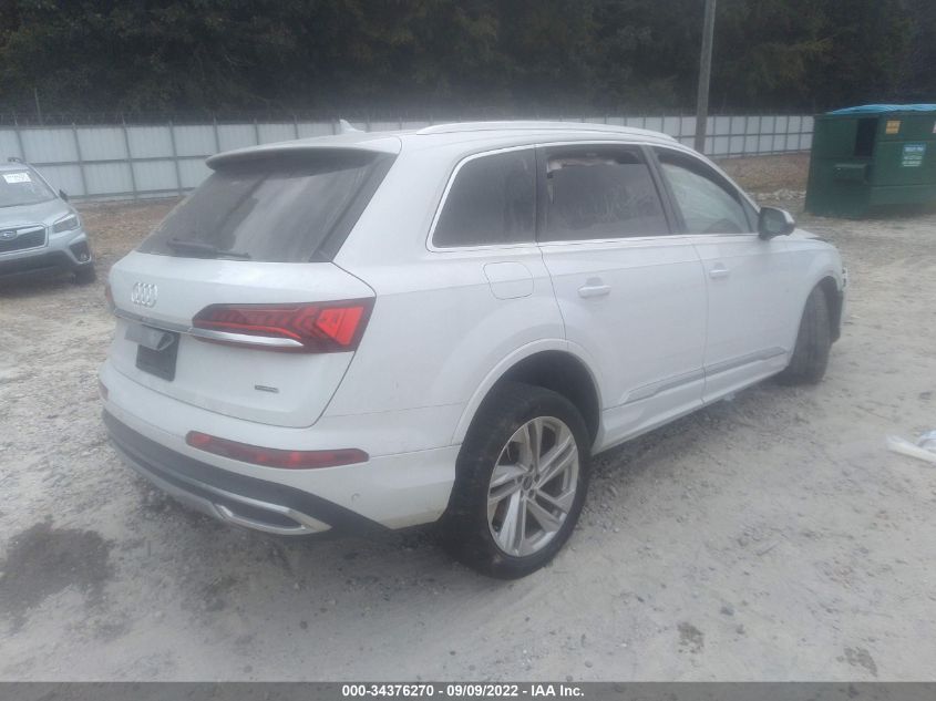 2021 AUDI Q7 PREMIUM PLUS VIN: WA1LXAF77MD012898
