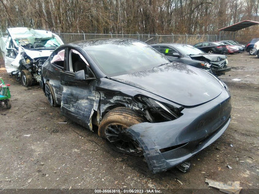 2022 TESLA MODEL Y LONG RANGE VIN: 7SAYGDEE2NA016218
