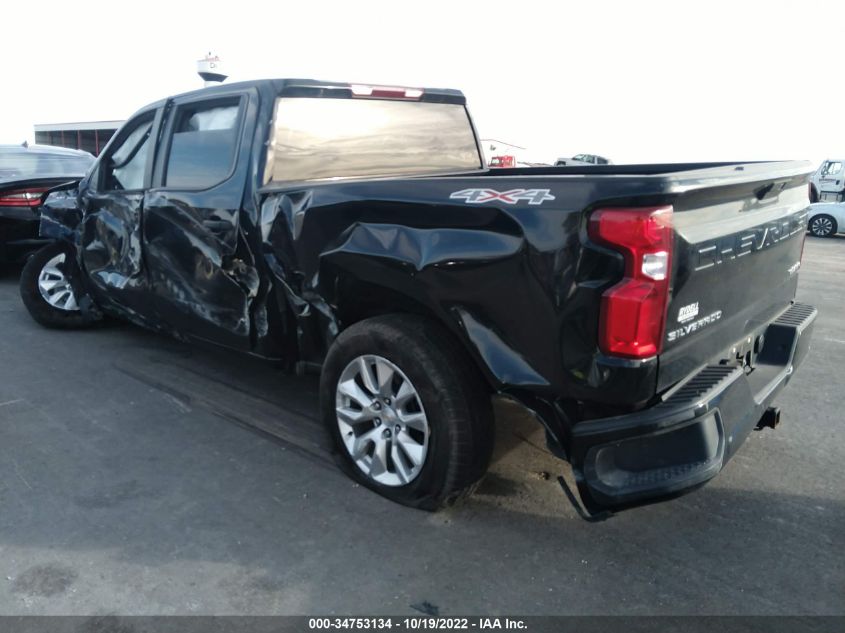 2021 CHEVROLET SILVERADO 1500 CUSTOM VIN: 1GCPYBEHXMZ151060