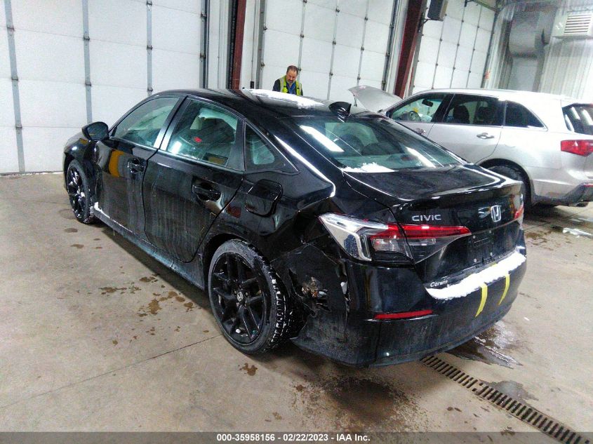 2022 HONDA CIVIC SEDAN SPORT VIN: 2HGFE2F54NH517140