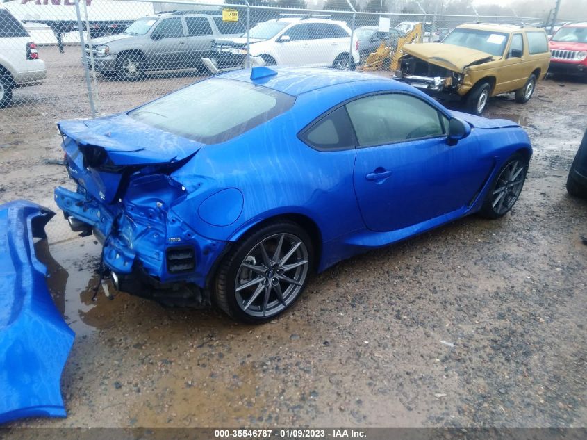 2022 SUBARU BRZ LIMITED VIN: JF1ZDBF13N8701542