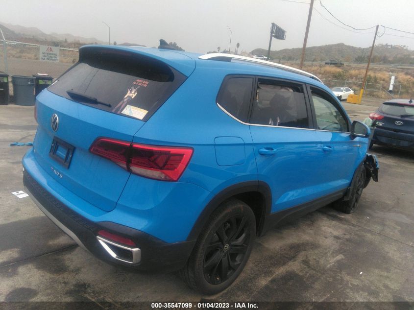 2022 VOLKSWAGEN TAOS SE VIN: 3VVLX7B21NM024359