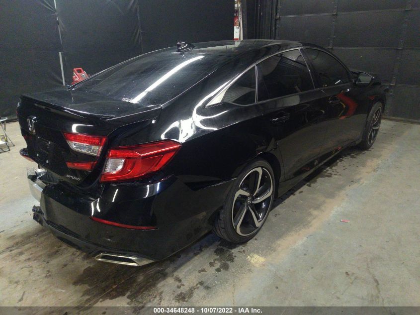 2021 HONDA ACCORD SEDAN SPORT VIN: 1HGCV1F32MA089674