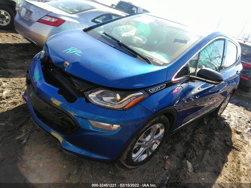 2020 CHEVROLET BOLT EV LT VIN: 1G1FW6S0XL4145254