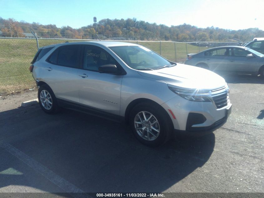 2022 CHEVROLET EQUINOX LS VIN: 3GNAXHEV3NS101060