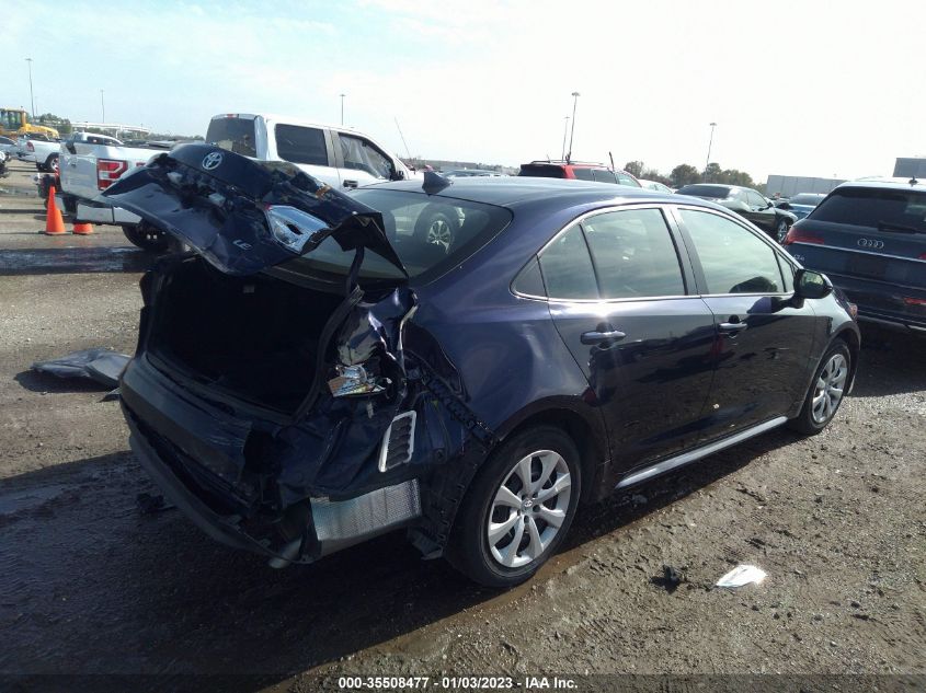 2021 TOYOTA COROLLA LE VIN: JTDEPMAE8MJ173901