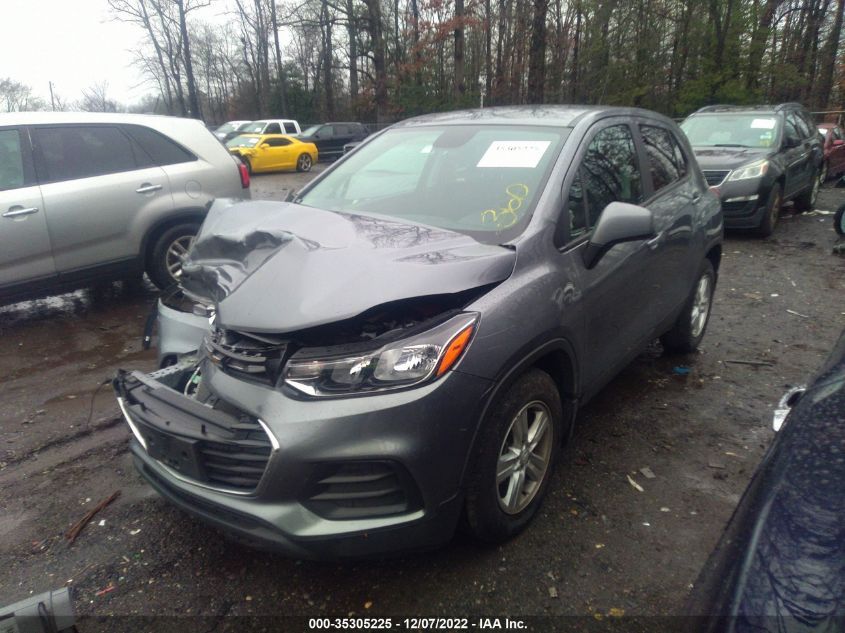 2020 CHEVROLET TRAX LS VIN: 3GNCJKSB2LL304708