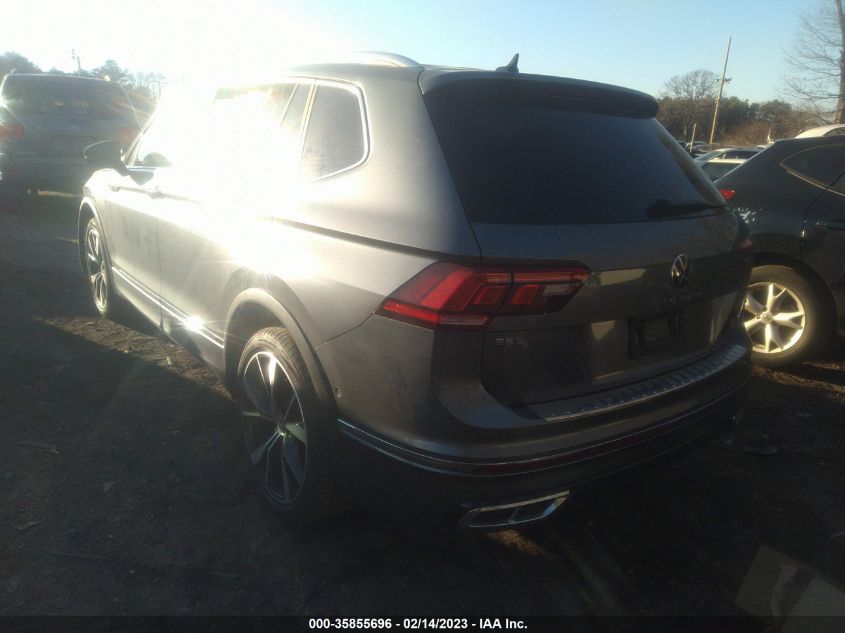 2022 VOLKSWAGEN TIGUAN SEL R-LINE VIN: 3VV4B7AX3NM092405