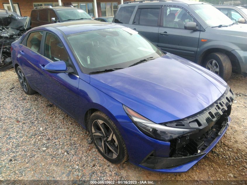 2022 HYUNDAI ELANTRA LIMITED VIN: KMHLP4AG9NU367325