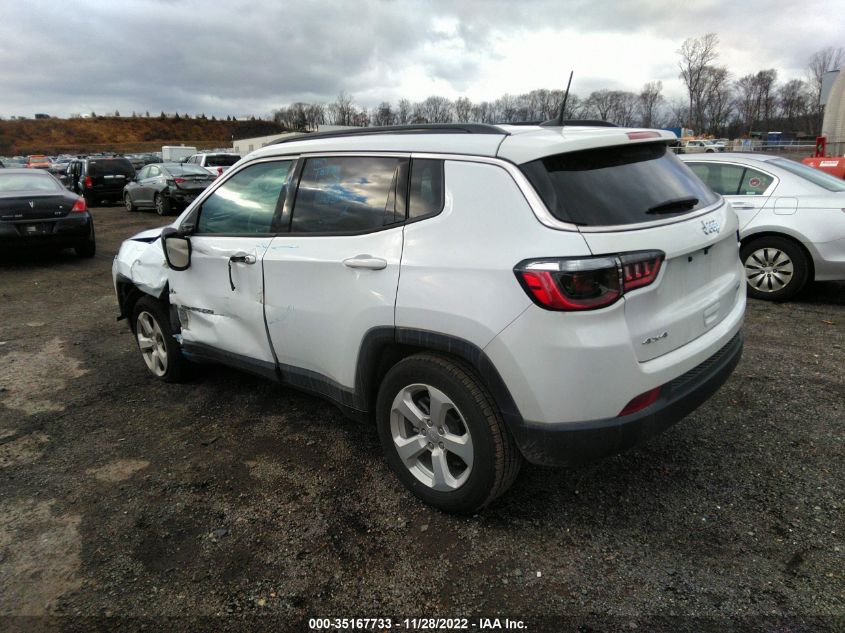 2022 JEEP COMPASS LATITUDE VIN: 3C4NJDBB8NT134709