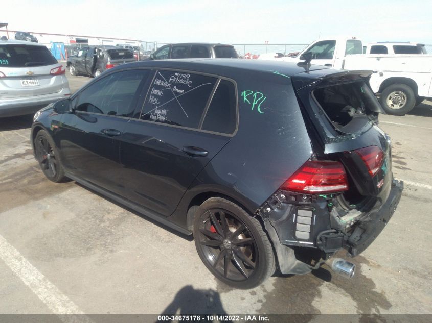 2021 VOLKSWAGEN GOLF GTI S VIN: 3VW6T7AU5MM002595