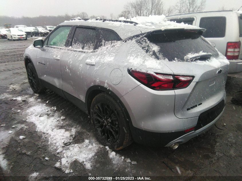 2022 CHEVROLET BLAZER LT VIN: 3GNKBJR43NS145751