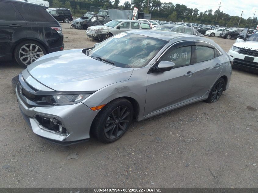 2021 HONDA CIVIC HATCHBACK EX VIN: SHHFK7H69MU416236