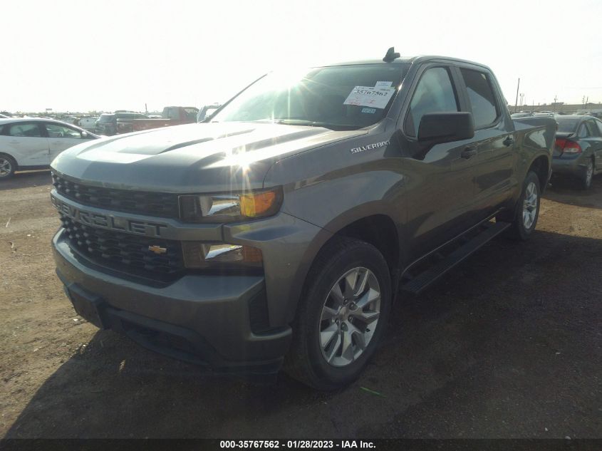 2021 CHEVROLET SILVERADO 1500 CUSTOM VIN: 3GCPWBEH9MG167109