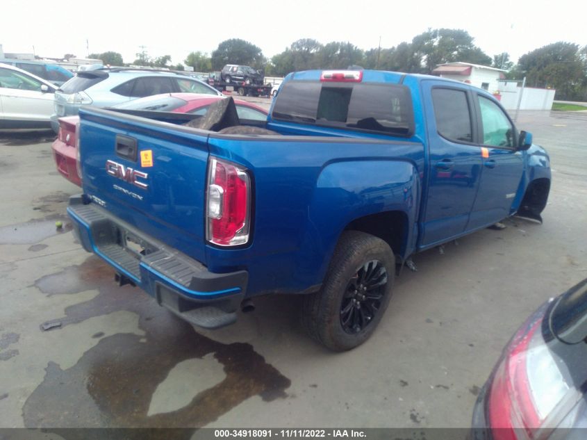 2022 GMC CANYON 2WD ELEVATION VIN: 1GTG5CEN3N1115652