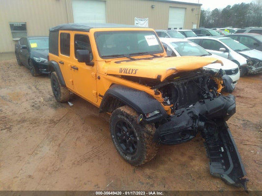 2021 JEEP WRANGLER UNLIMITED WILLYS SPORT VIN: 1C4HJXDN2MW668299