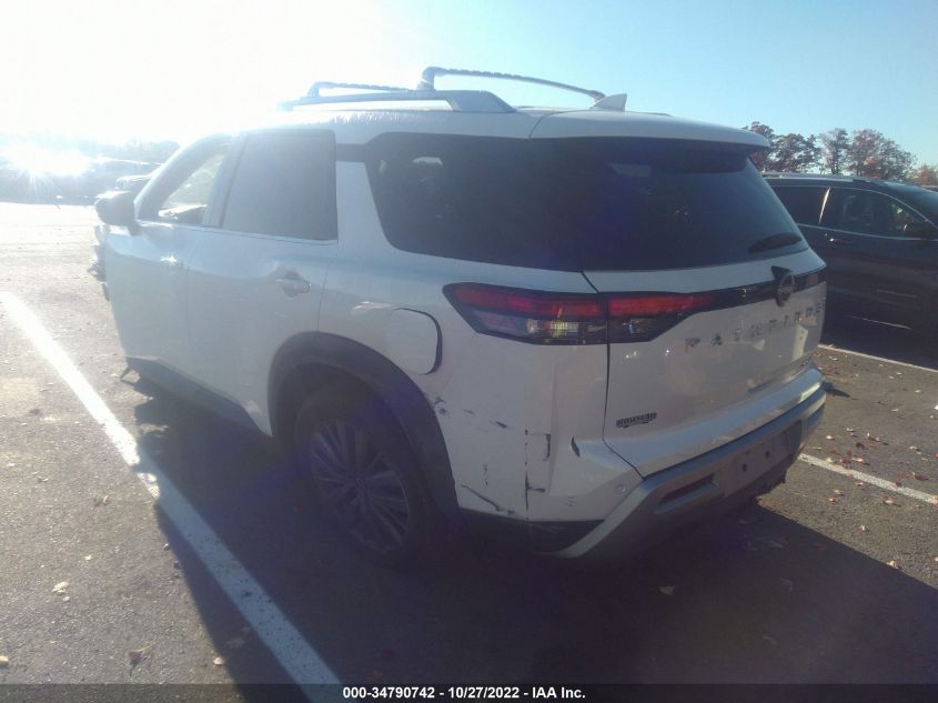 2022 NISSAN PATHFINDER SL VIN: 5N1DR3CD1NC247794