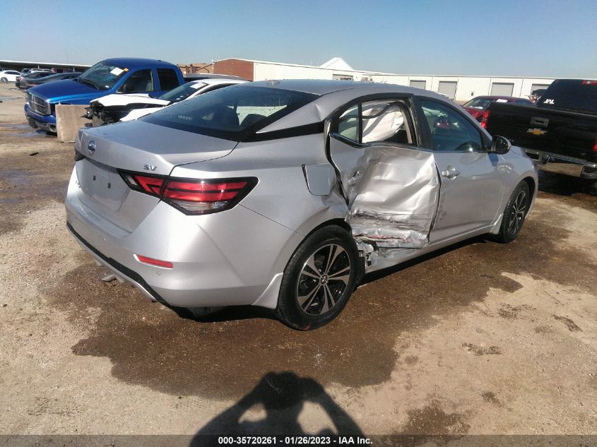 2022 NISSAN SENTRA SV VIN: 3N1AB8CVXNY296889