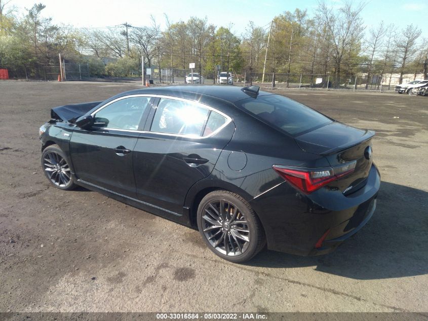 2021 ACURA ILX PACKAGE VIN: 19UDE2F87MA009873