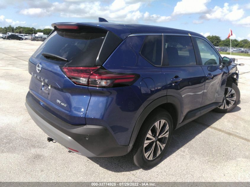 2022 NISSAN ROGUE SV VIN: 5N1BT3BB9NC681048