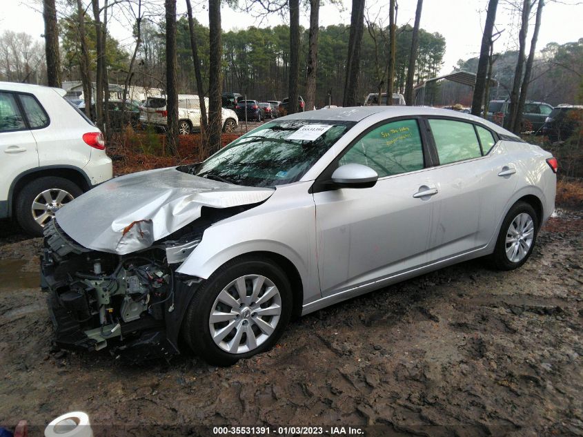 2021 NISSAN SENTRA S VIN: 3N1AB8BV0MY209758