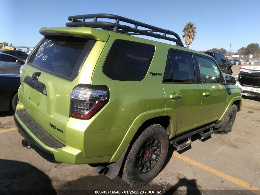 2022 TOYOTA 4RUNNER TRD PRO VIN: JTELU5JR1N6068948