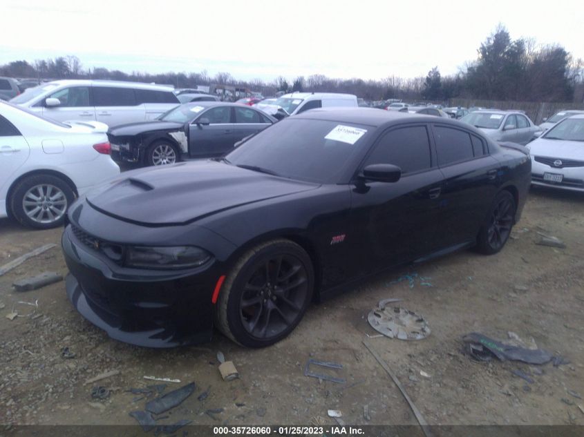 2021 DODGE CHARGER SCAT PACK VIN: 2C3CDXGJ1MH585010