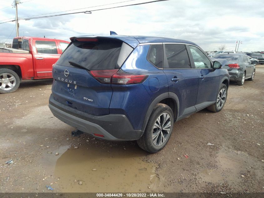 2022 NISSAN ROGUE SV VIN: 5N1BT3BB7NC676348
