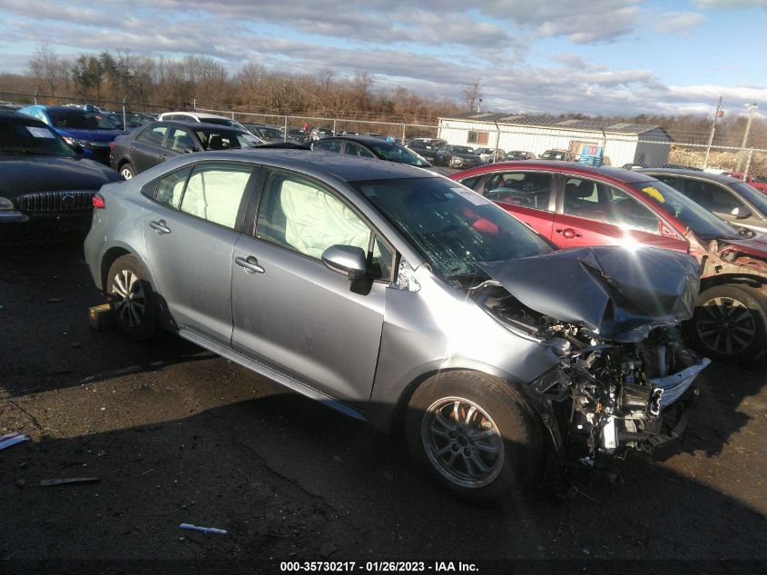 2022 TOYOTA COROLLA HYBRID LE VIN: JTDEAMDE6NJ049625