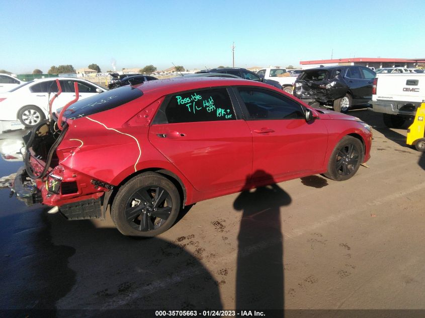 2022 HYUNDAI ELANTRA SEL VIN: 5NPLM4AGXNH079529