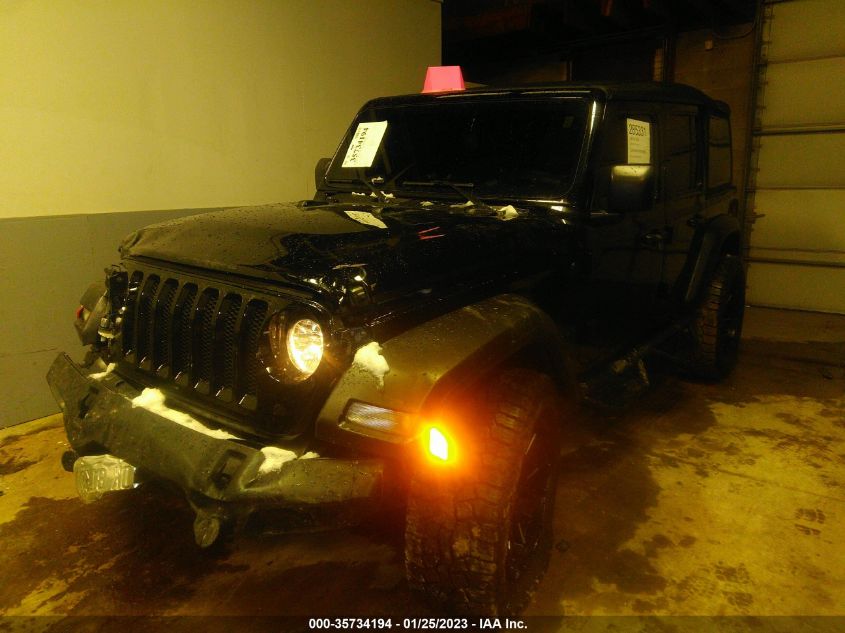 2022 JEEP WRANGLER UNLIMITED SPORT S VIN: 1C4HJXDN1NW135099
