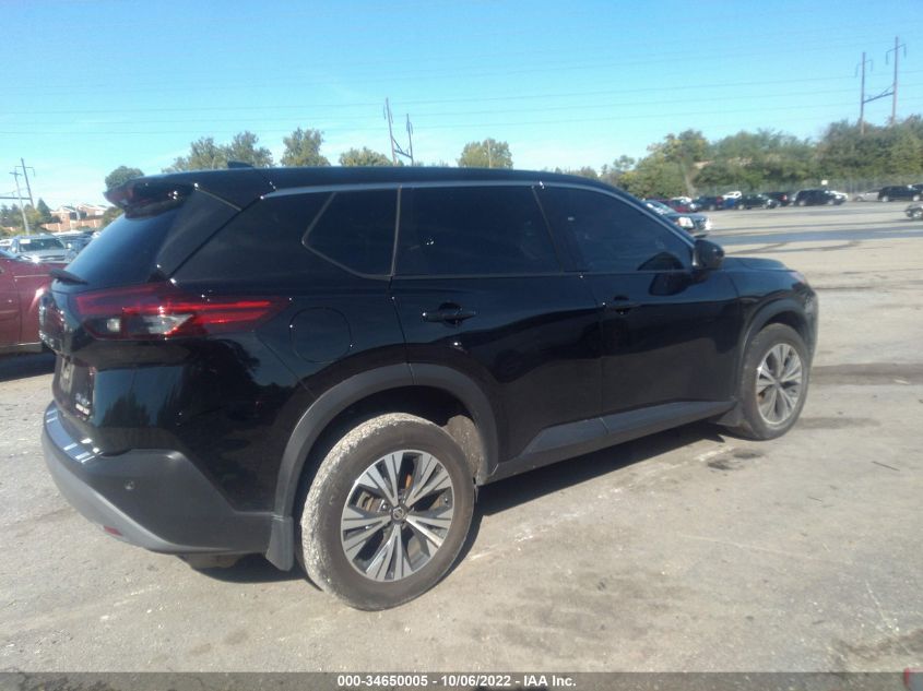 2021 NISSAN ROGUE SV VIN: jn8at3bbxmw217798