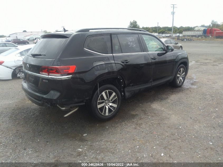 2021 VOLKSWAGEN ATLAS 2.0T SE VIN: 1V2LP2CA2MC546004