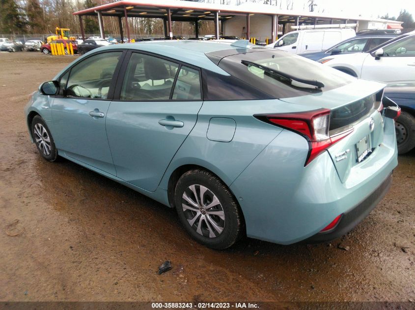 2022 TOYOTA PRIUS LE/XLE/NIGHTSHADE VIN: JTDL9MFU0N3034918