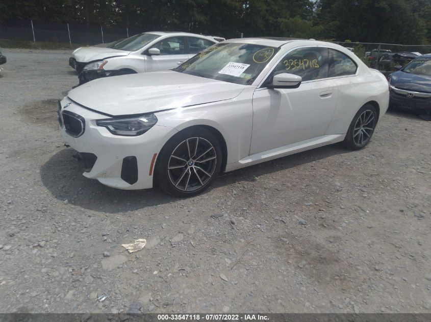 2022 BMW 2 SERIES 230I VIN: 3MW23CM08N8C41021