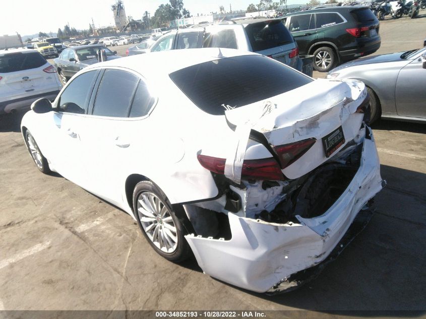 2021 ALFA ROMEO GIULIA VIN: ZARFAMAN0M7643802