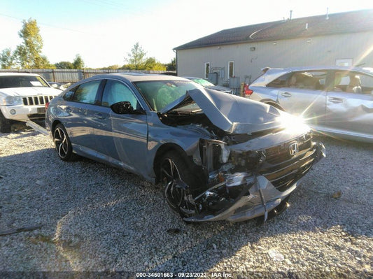 2022 HONDA ACCORD SEDAN SPORT VIN: 1HGCV2F35NA018170