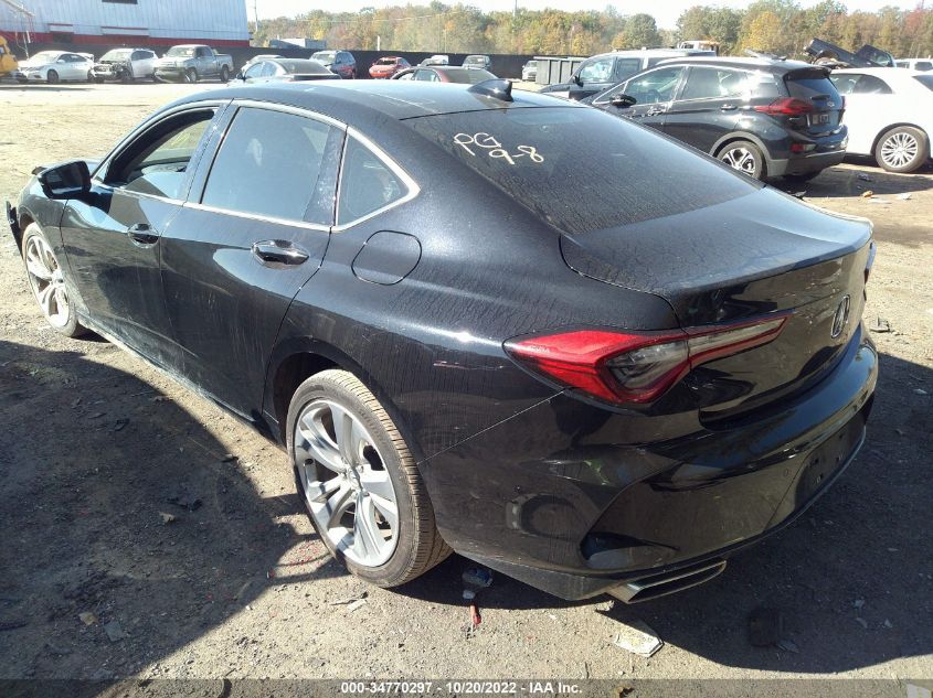 2021 ACURA TLX W/TECHNOLOGY PACKAGE VIN: 19UUB5F44MA007361