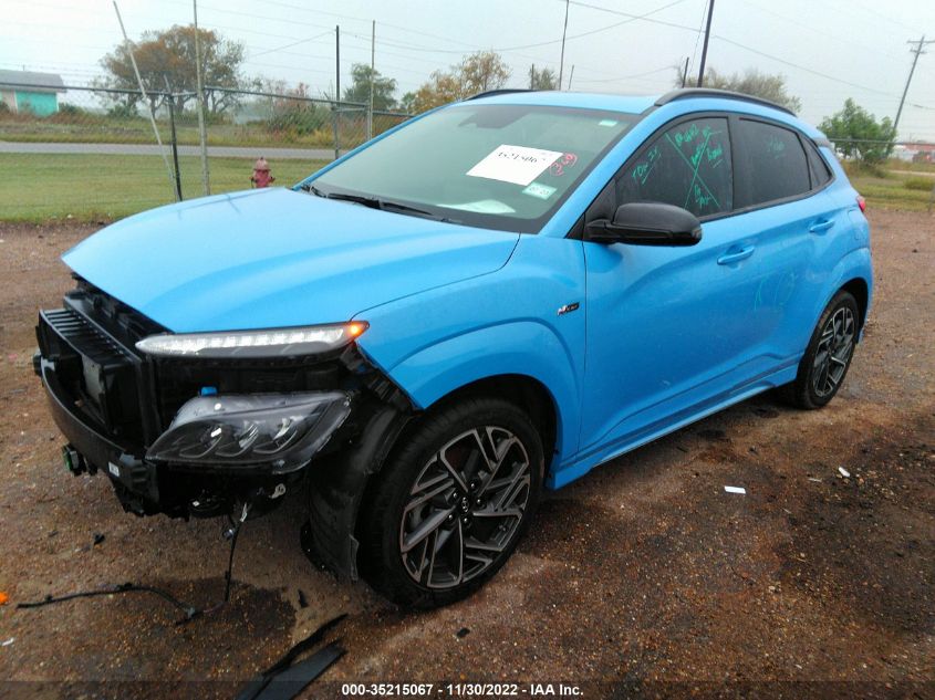 2022 HYUNDAI KONA N LINE VIN: KM8K3CA30NU792978