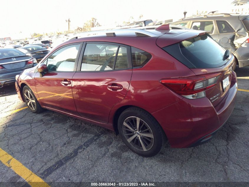 2021 SUBARU IMPREZA PREMIUM VIN: 4S3GTAD62M3715716