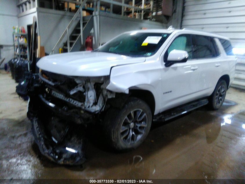 2021 CHEVROLET TAHOE LT VIN: 1GNSKNKD0MR125654